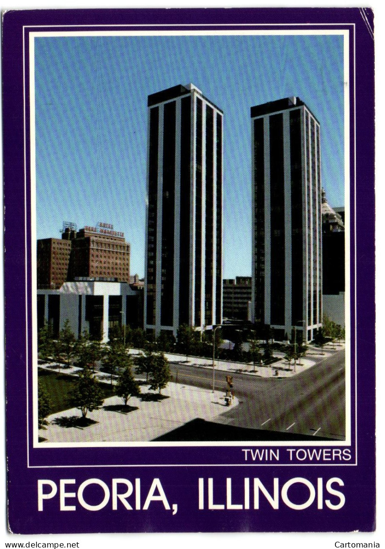 Peoria - Illinois - Twin Towers - Peoria