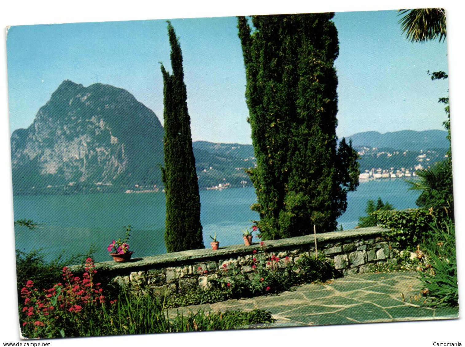 Lugano E Monte S. Salvatore - Veduta Da Castagnola - Agno