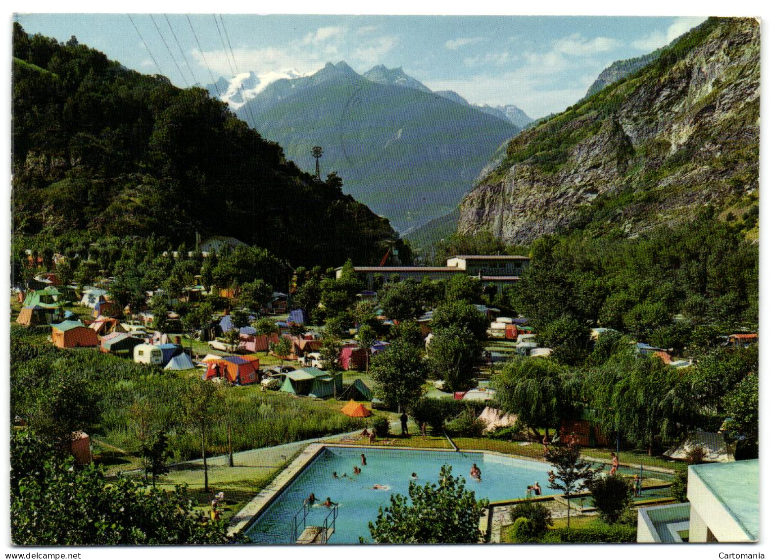 Staldbach Bei Visp - Das Tor Für Zermatt Saas Grächen - Restaurant Hotel Capingplatz - Grächen