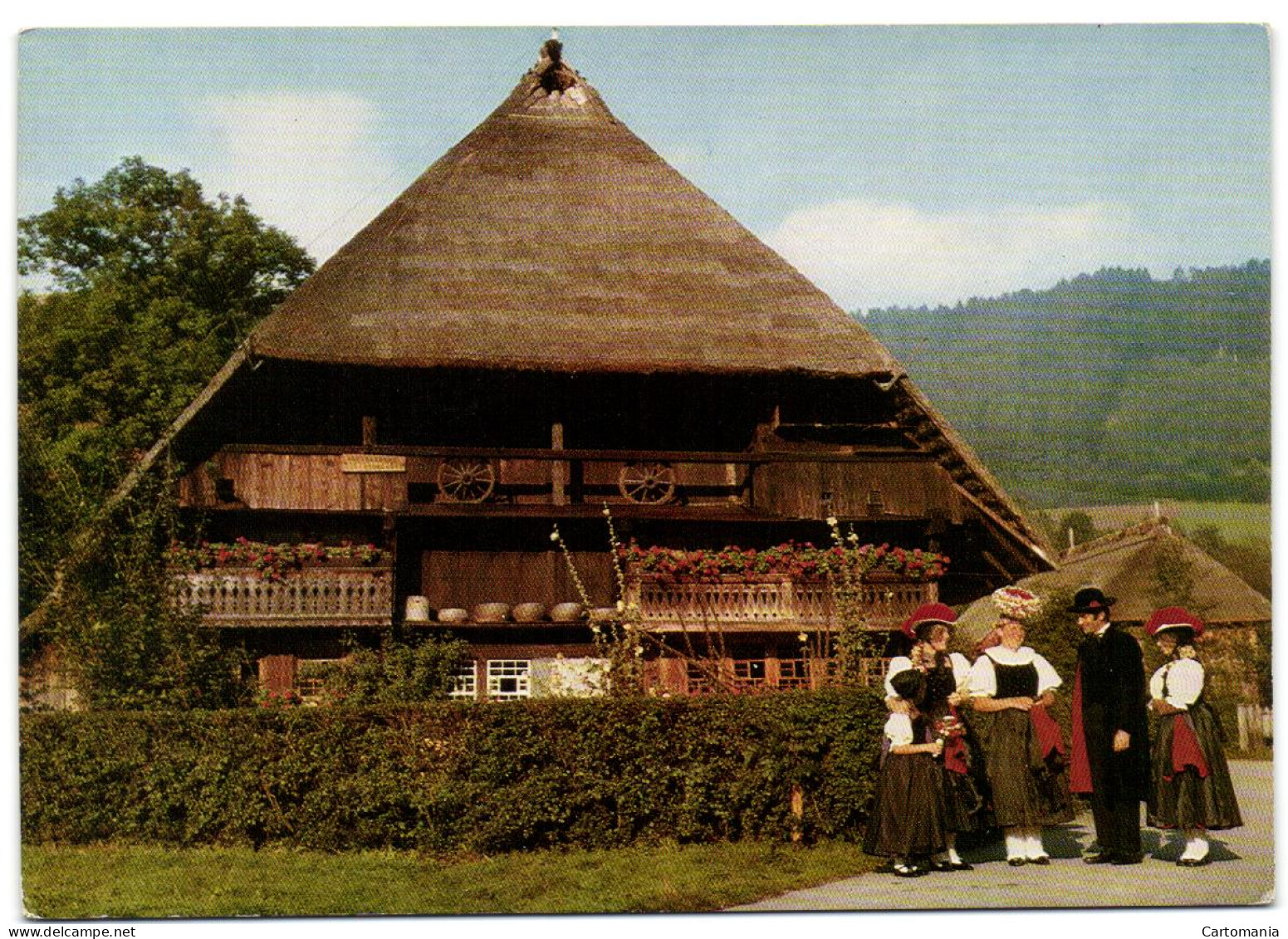 Gutacher Trachtengruppe Vor Dem Voghtbauernhof Im Schwarzwälder Freilichtmuseum Im Gutachtal - Gutach (Schwarzwaldbahn)