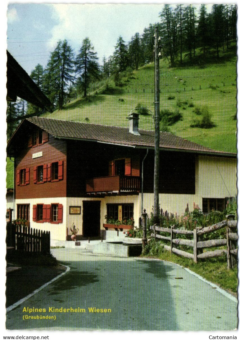 Graubünden - Alpines Kinderheim Wiesen - Wiesen