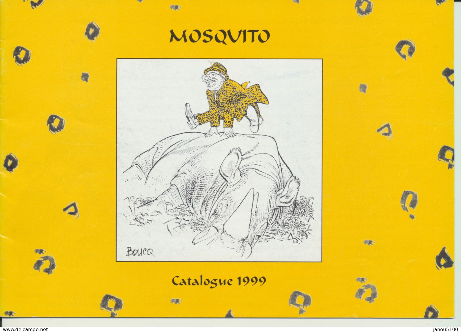 BD.  EN FRANCAIS  " CATALOGUE DES EDITIONS MOSQUITO "    1999  (  FRANCE). - Presseunterlagen