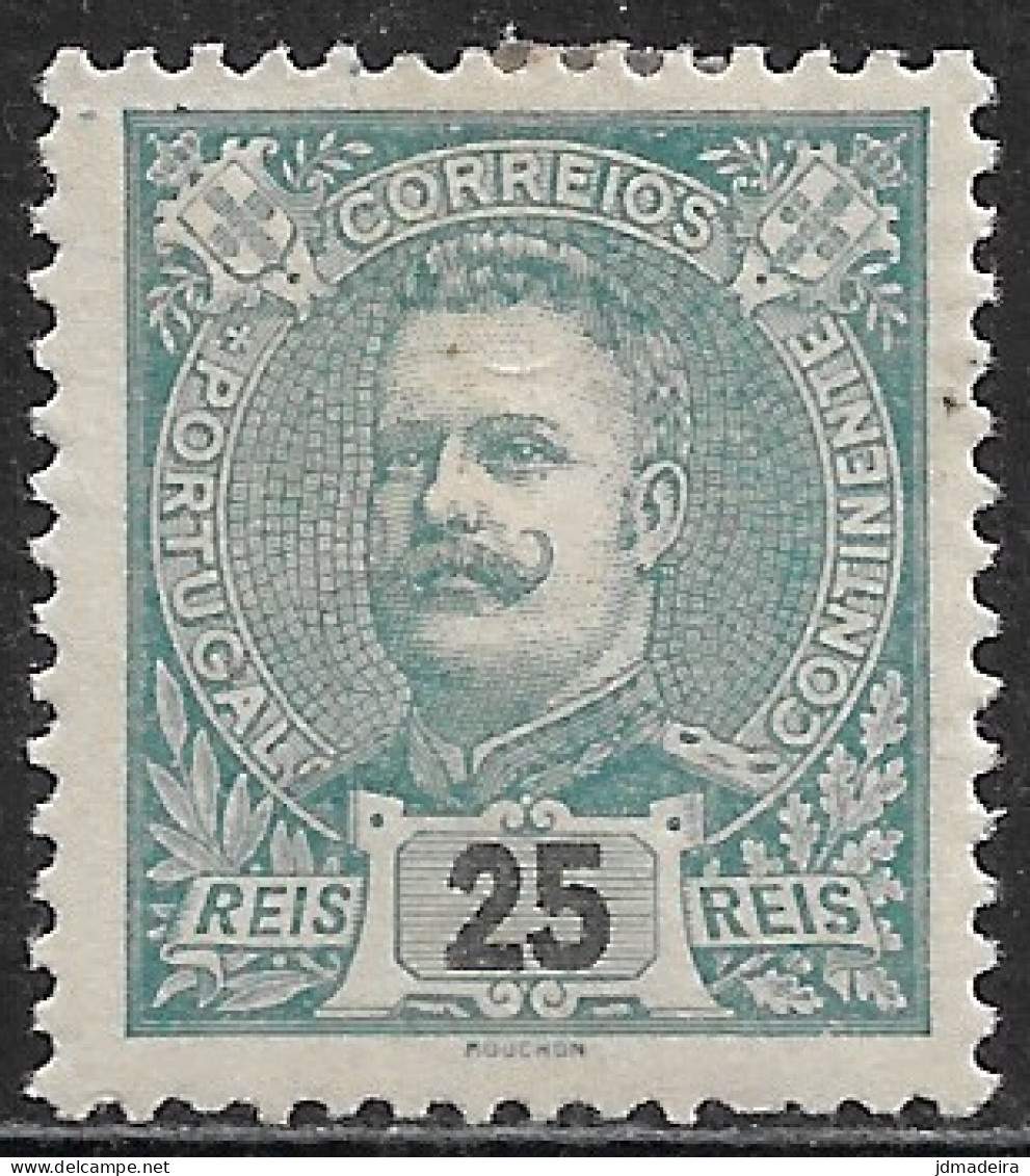 Portugal – 1895 King Carlos 25 Réis Mint Stamp - Neufs