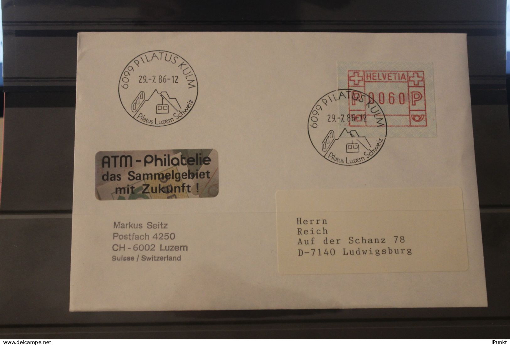 Schweiz 1986; ATM 60 Rp. - Automatic Stamps