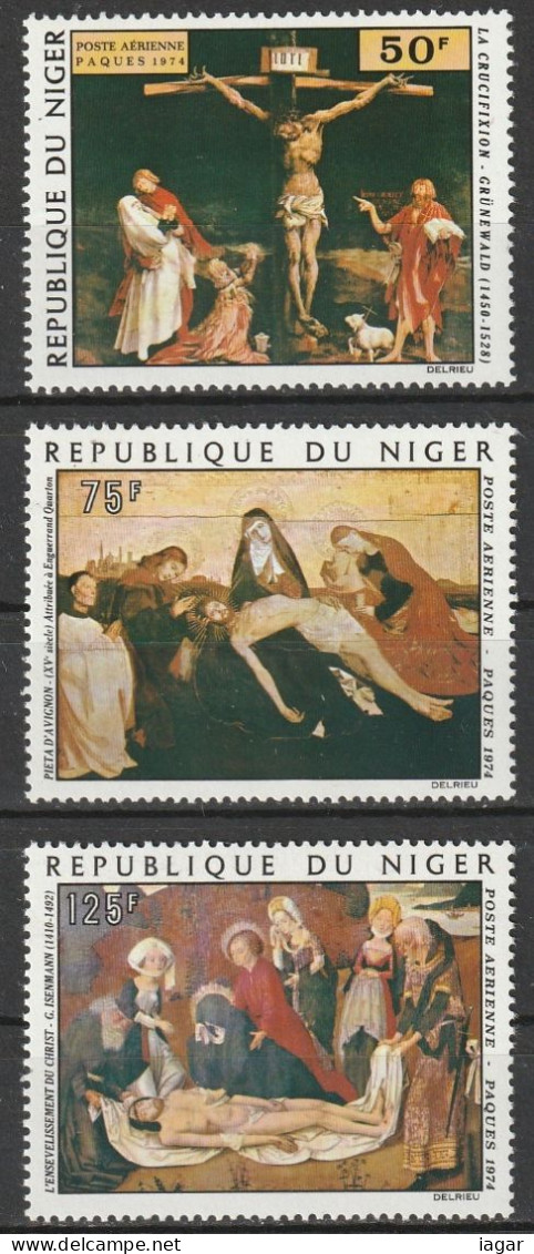 THEMATIC EASTER:  RELIGIOUS PAINTINGS   -   NIGER - Easter