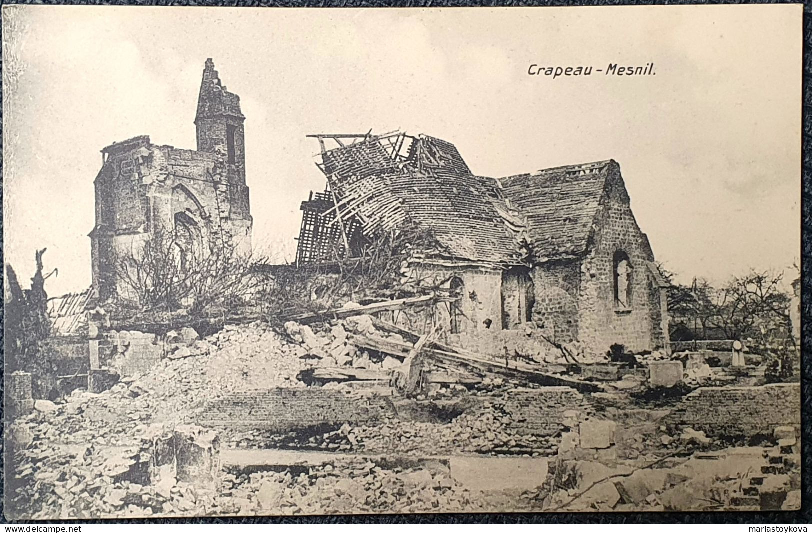 1915. Crapeau- Mesnil. Frankreich - Lassigny