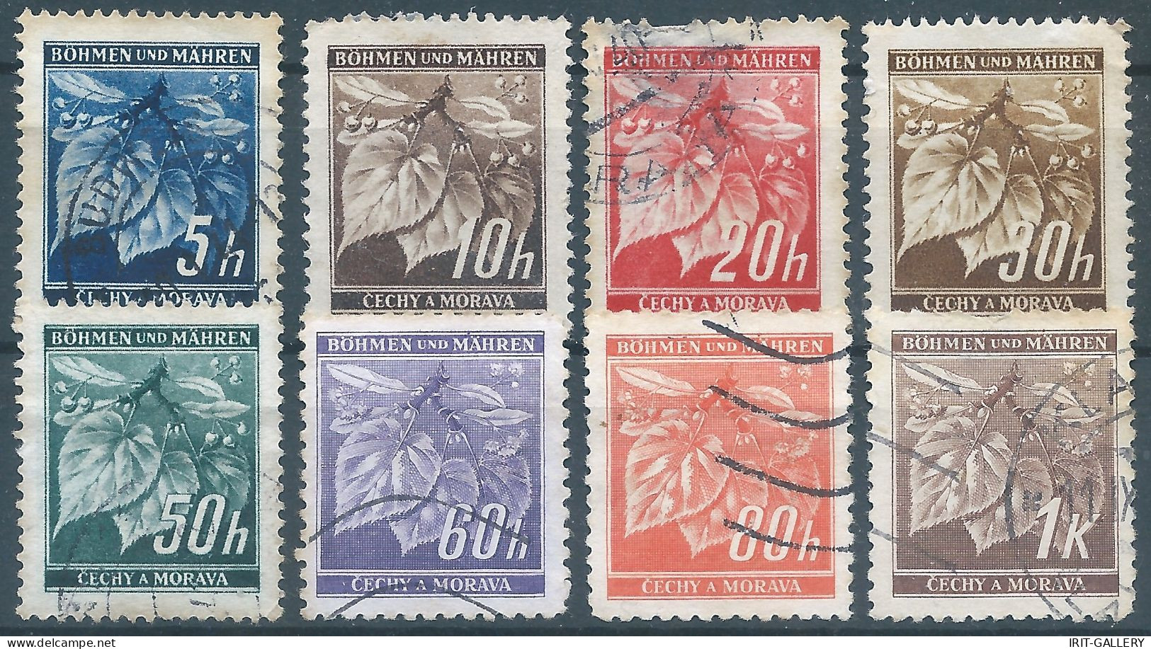 Germany-Czechoslovakia,Bohemia And Moravia,1939 /1942 - Oblitérée - Usati