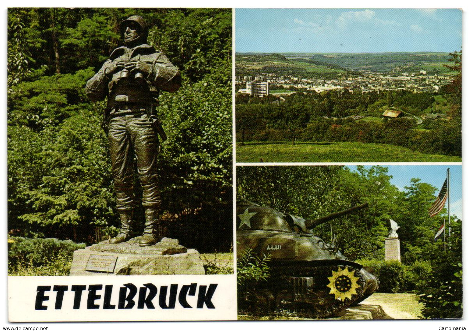 Ettelbruck - Monument Patton - Panorama - Ettelbrück