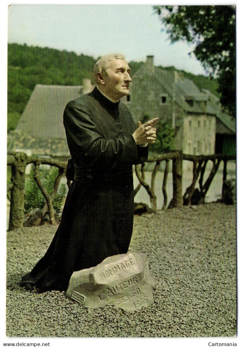 Grottes De Crupet - Statue Du Fondateur Monsieur Le Curé Gerard - Assesse