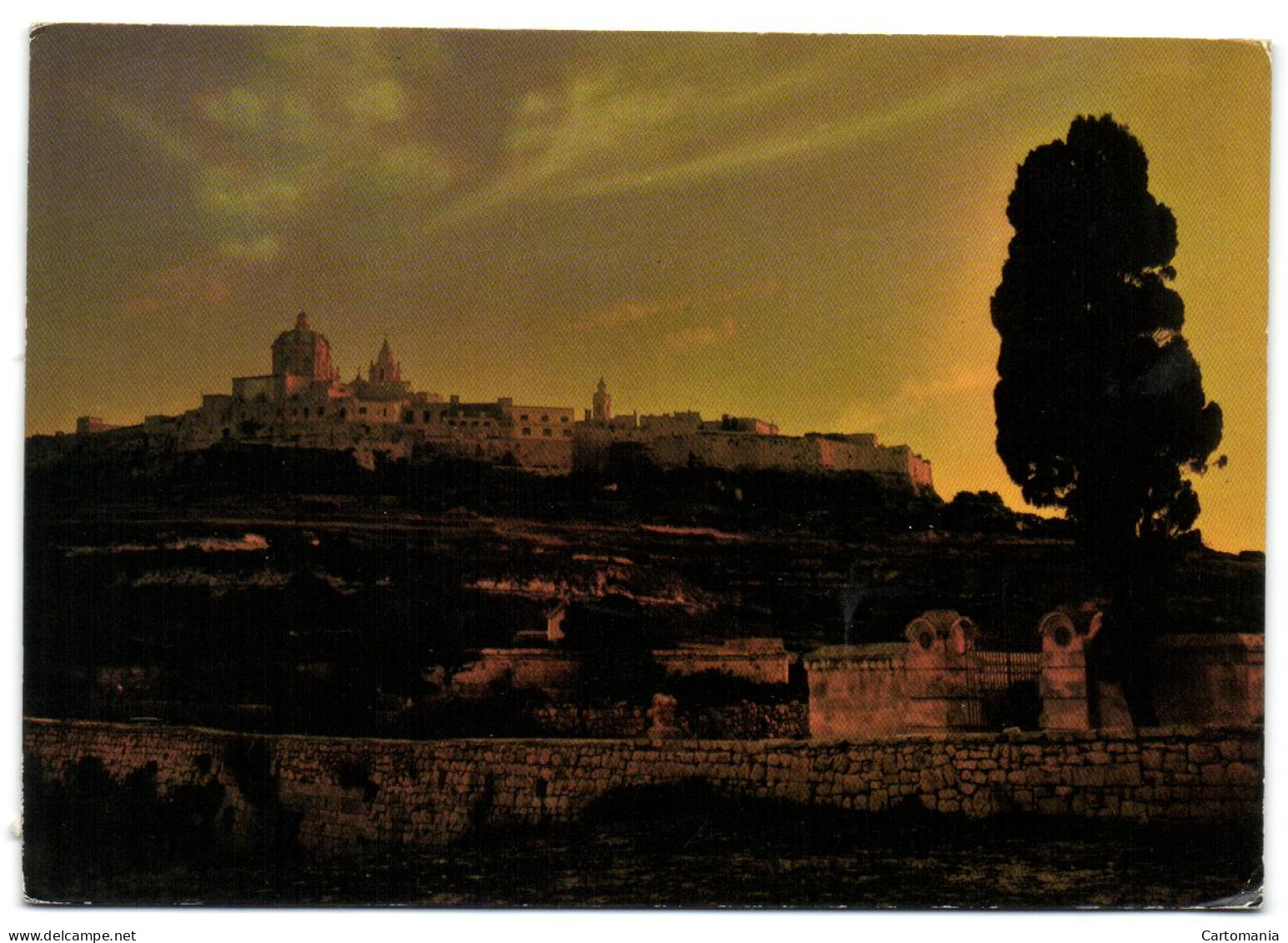 Malta - Mdina - The Old Capital City At Sunset - Malte