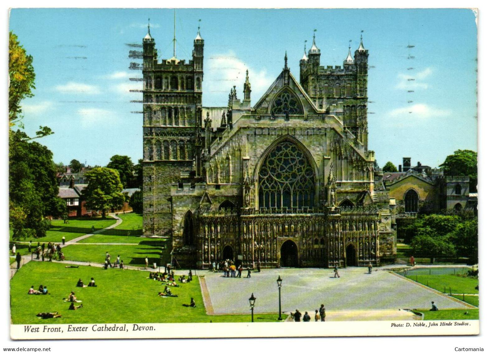 West Front Exeter Cathedral - Devon - Exeter