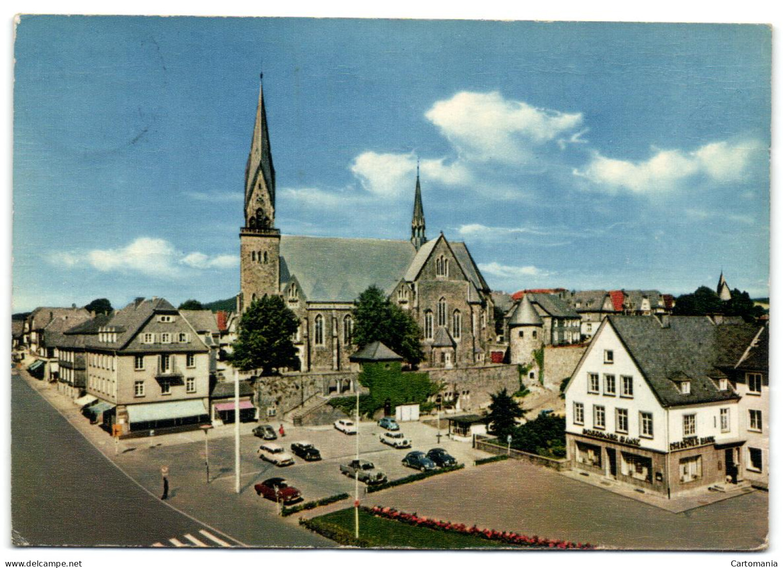 Olpe I. Westf? (Sauerland) -Kukölner Platz Mit Martinuskirche - Olpe