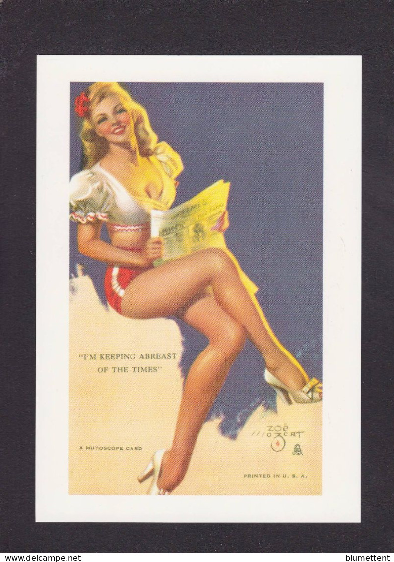 CPM PIN UP Nu Féminin Académique Artistique Femme Nue érotisme Risque Pin Up Non Circulé - Pin-Ups