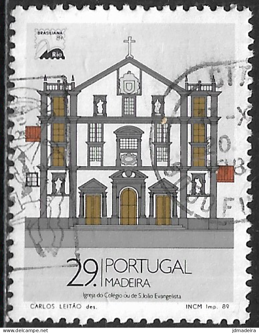 Portugal – 1989 Madeira Monuments 29. Used Stamp - Oblitérés