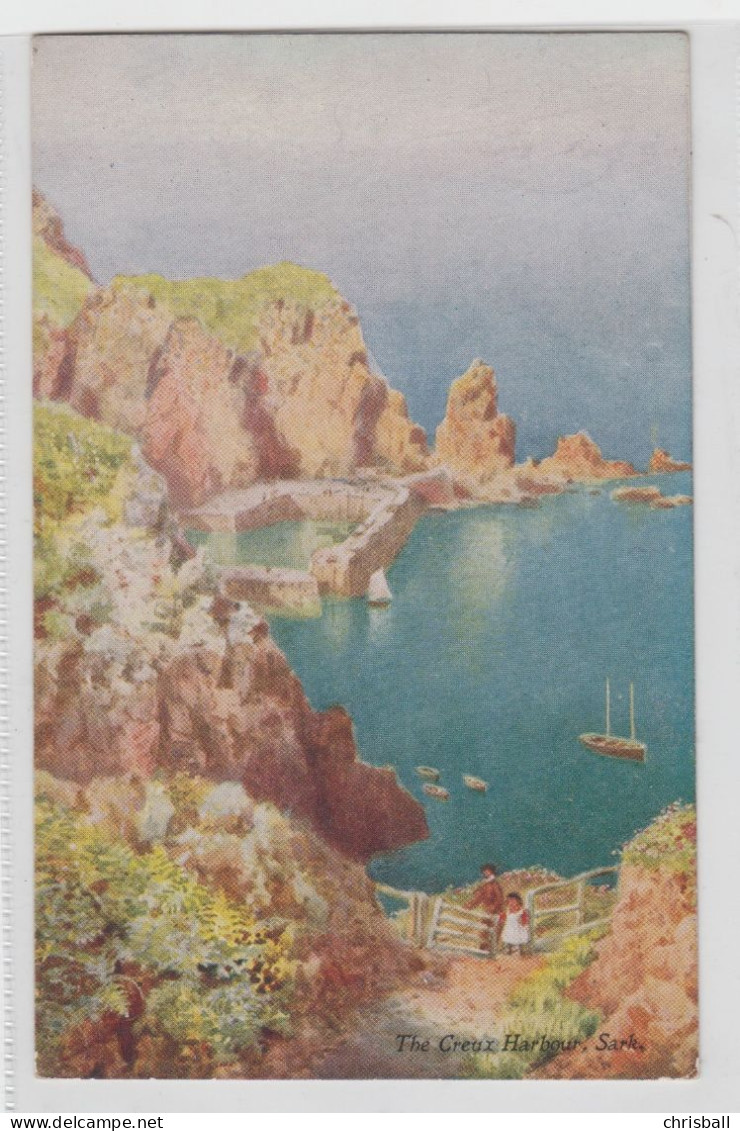 SARK KGV ½d On Postcard To Guernsey Dated 15.MY.18 - Sark