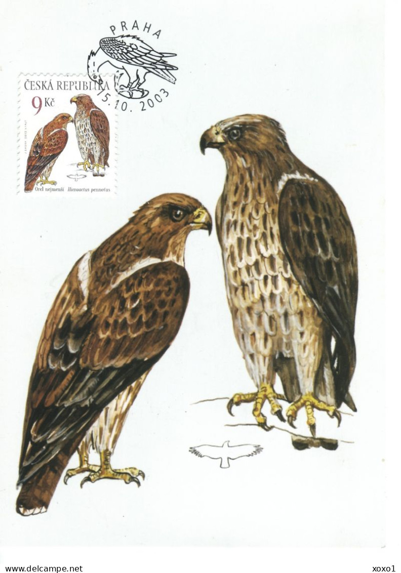 Czech Republic 2003 MiNr. 374 - 376 Tschechische Republik Birds  3v  MC  4,50 € - Aigles & Rapaces Diurnes