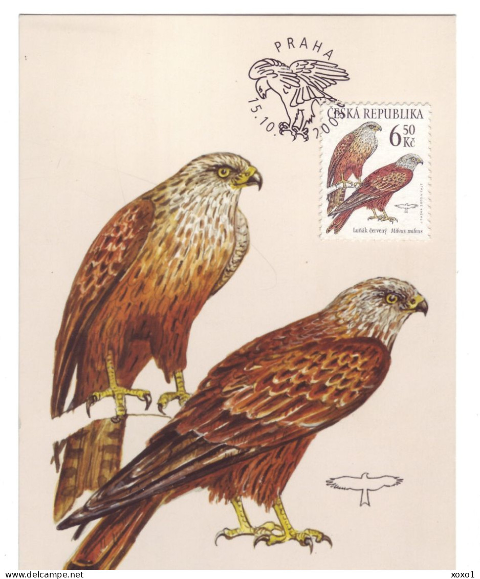 Czech Republic 2003 MiNr. 374 - 376 Tschechische Republik Birds  3v  MC  4,50 € - Aigles & Rapaces Diurnes