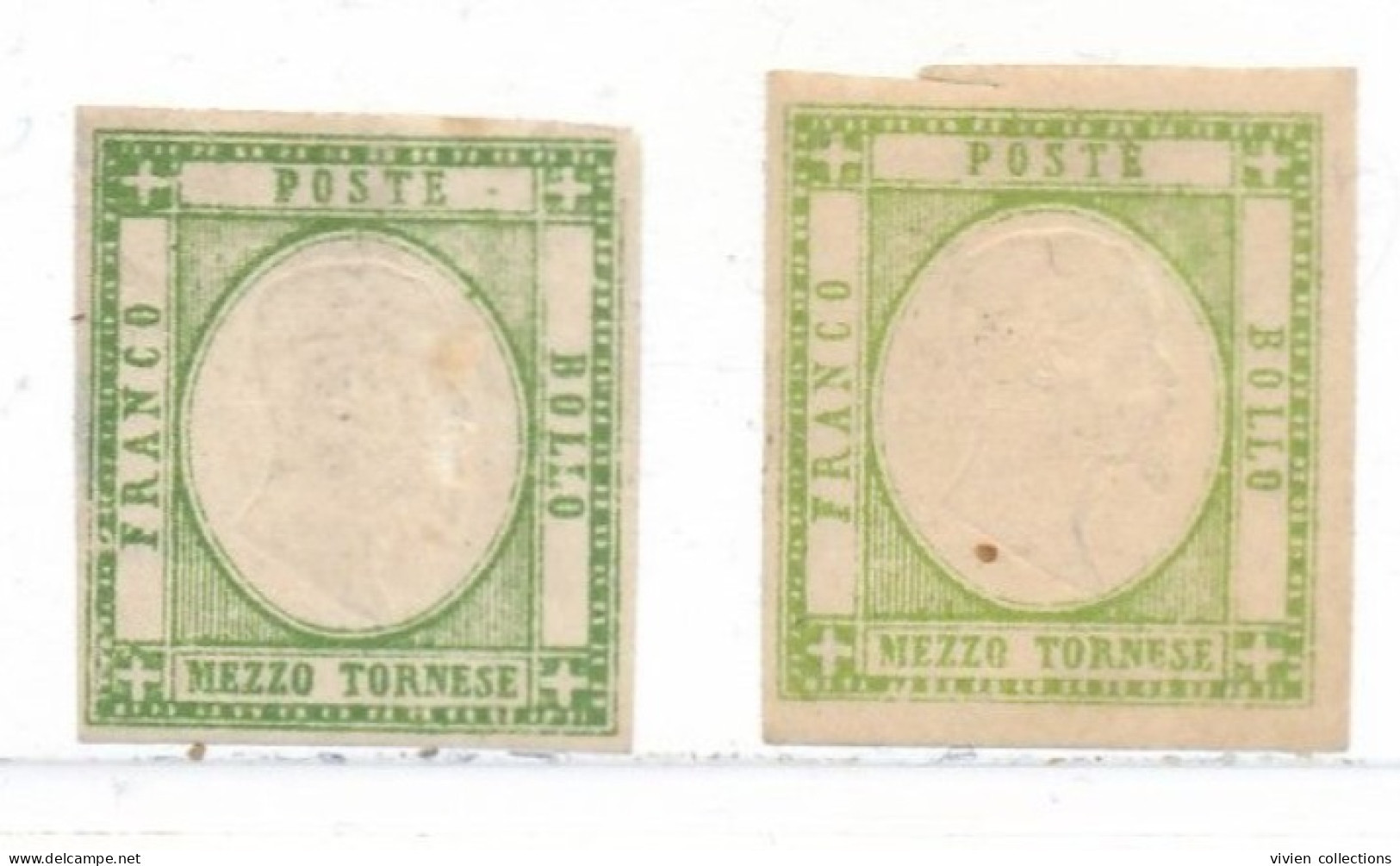 Italie Sicile N° 10 Et 10a Neufs (*) Avec Petit Clair A Chaque Cote (2015) 250 + 10 € - Sicilië