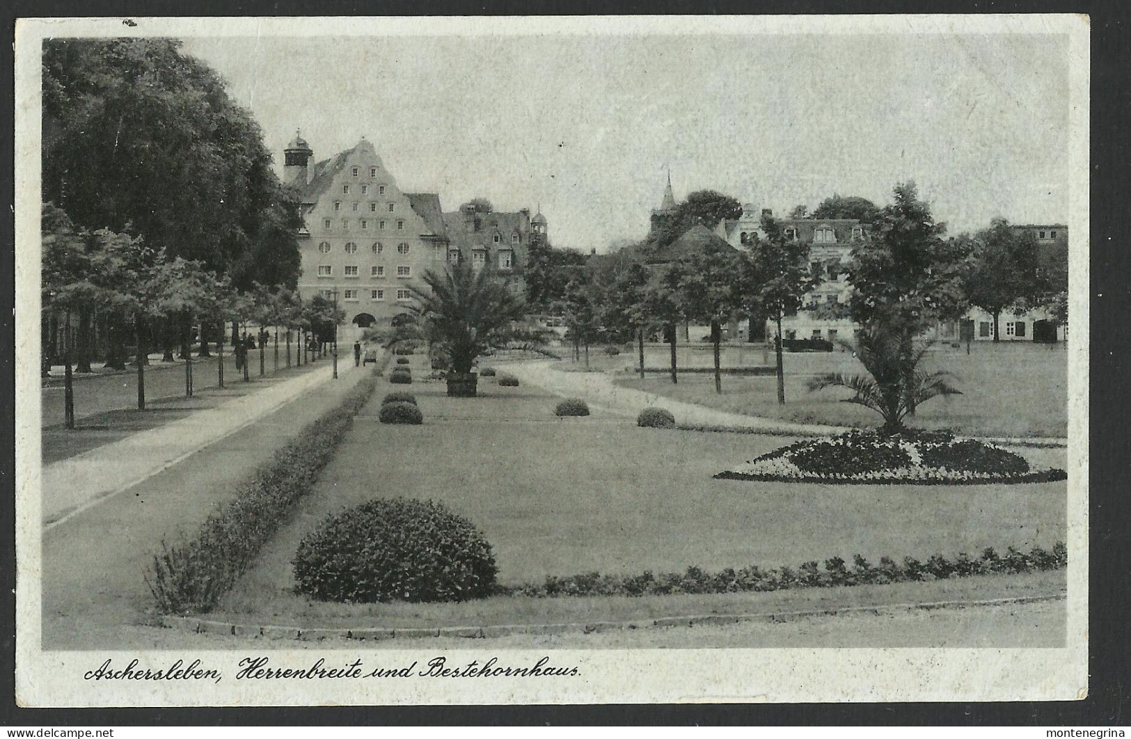 ASCHERSLEBEN - Herrenbreite Und Bestehornhaus - 1942 Old Postcard (see Sales Conditions) 09235 - Aschersleben