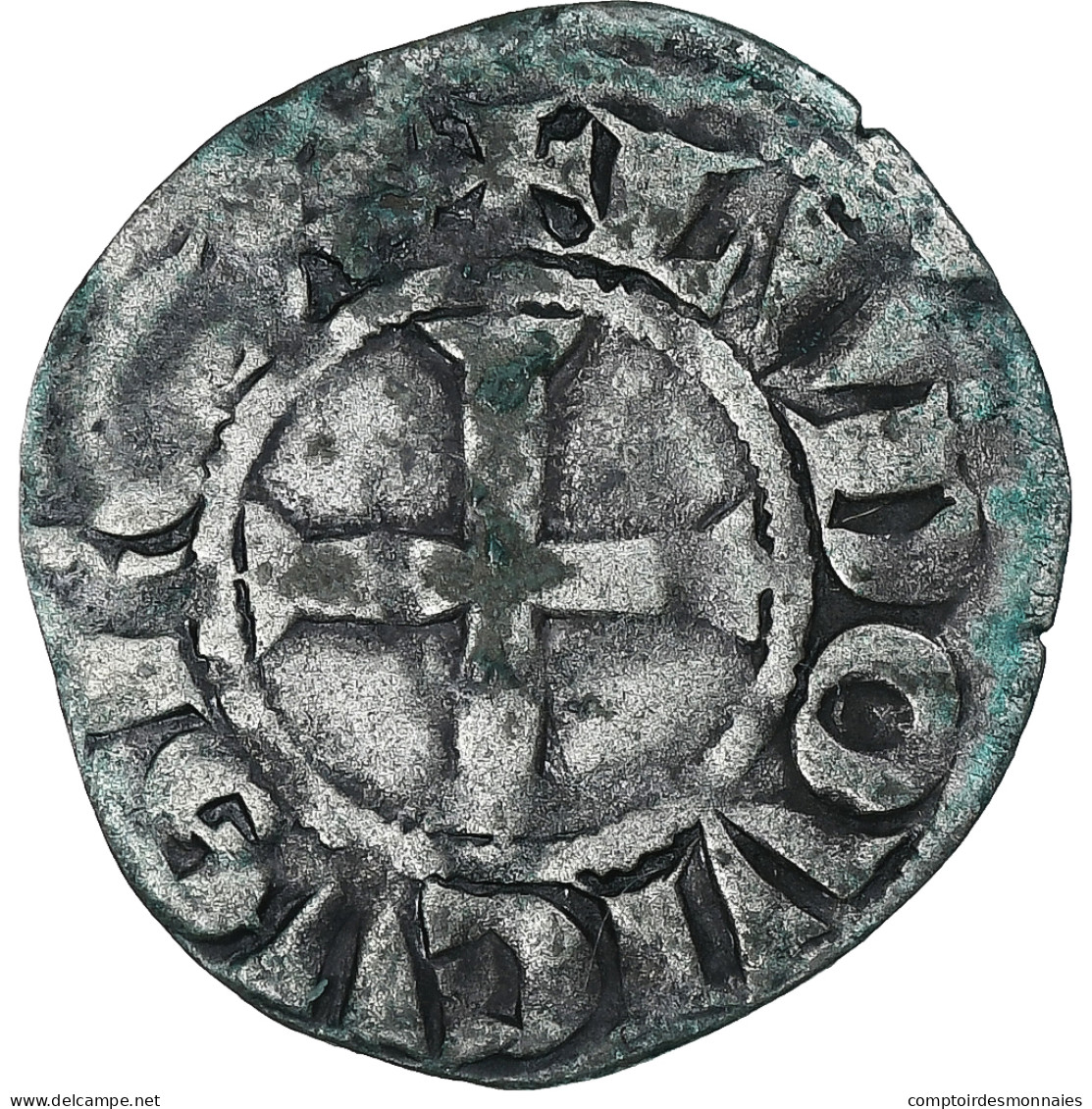 France, Louis IX, Denier Tournois, TB, Billon, Duplessy:193 - 1226-1270 Ludwig IX. Der Heilige