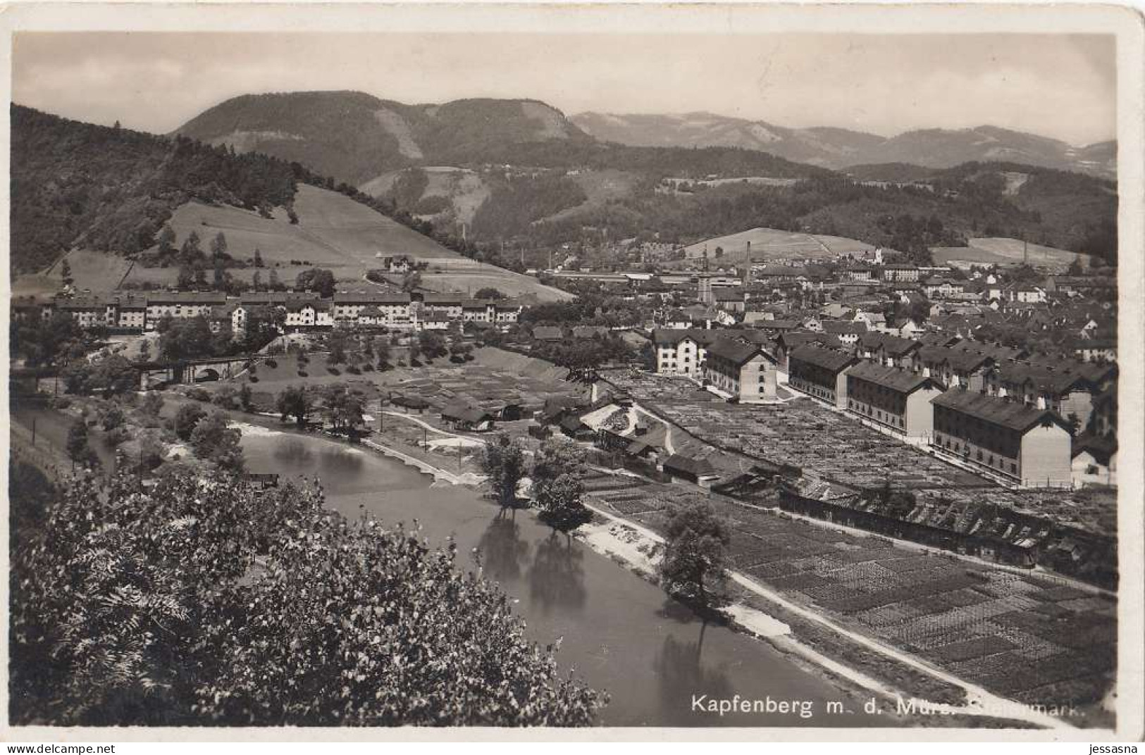 AK - Stmk - Kapfenberg Mit Der Mur - 1938 - Kapfenberg