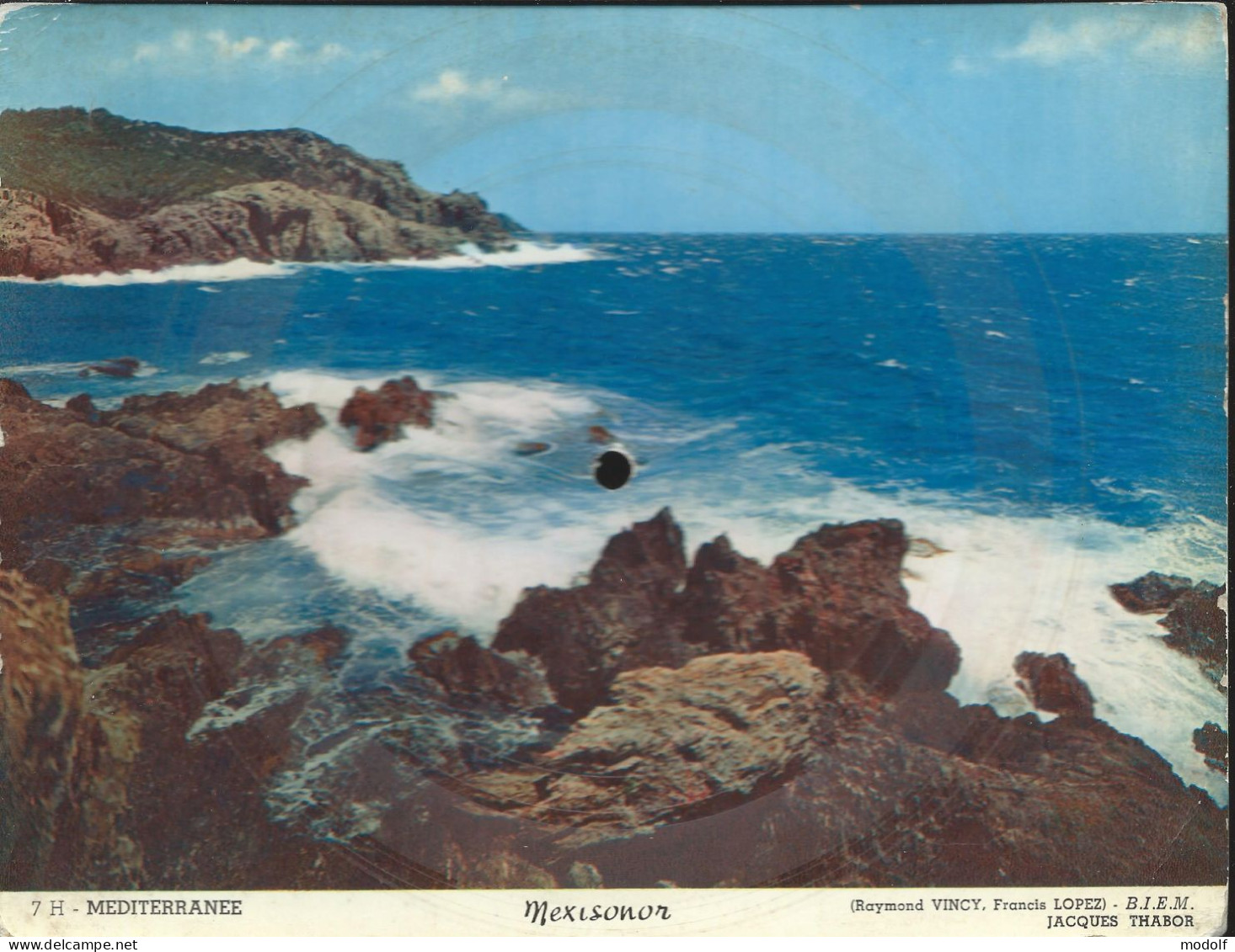 Carte Postale Musicale Mexisonor - Côte D'Azur/Méditerranée - Formati Speciali