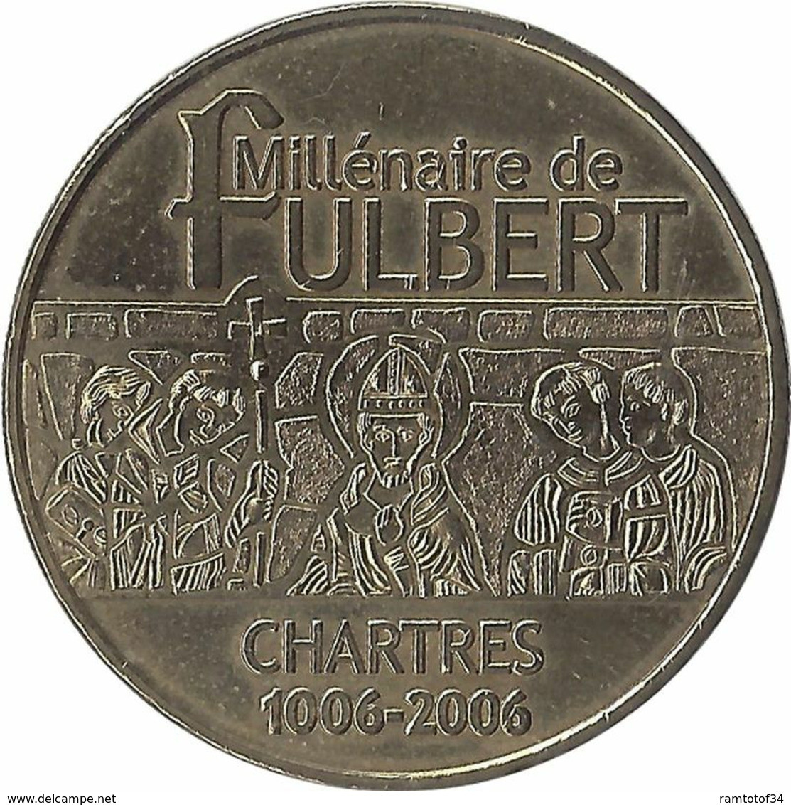 2006 MDP120 - CHARTRES - La Cathédrale De Chartres 4 (Millénaire De Fulbert) / MONNAIE DE PARIS - 2006