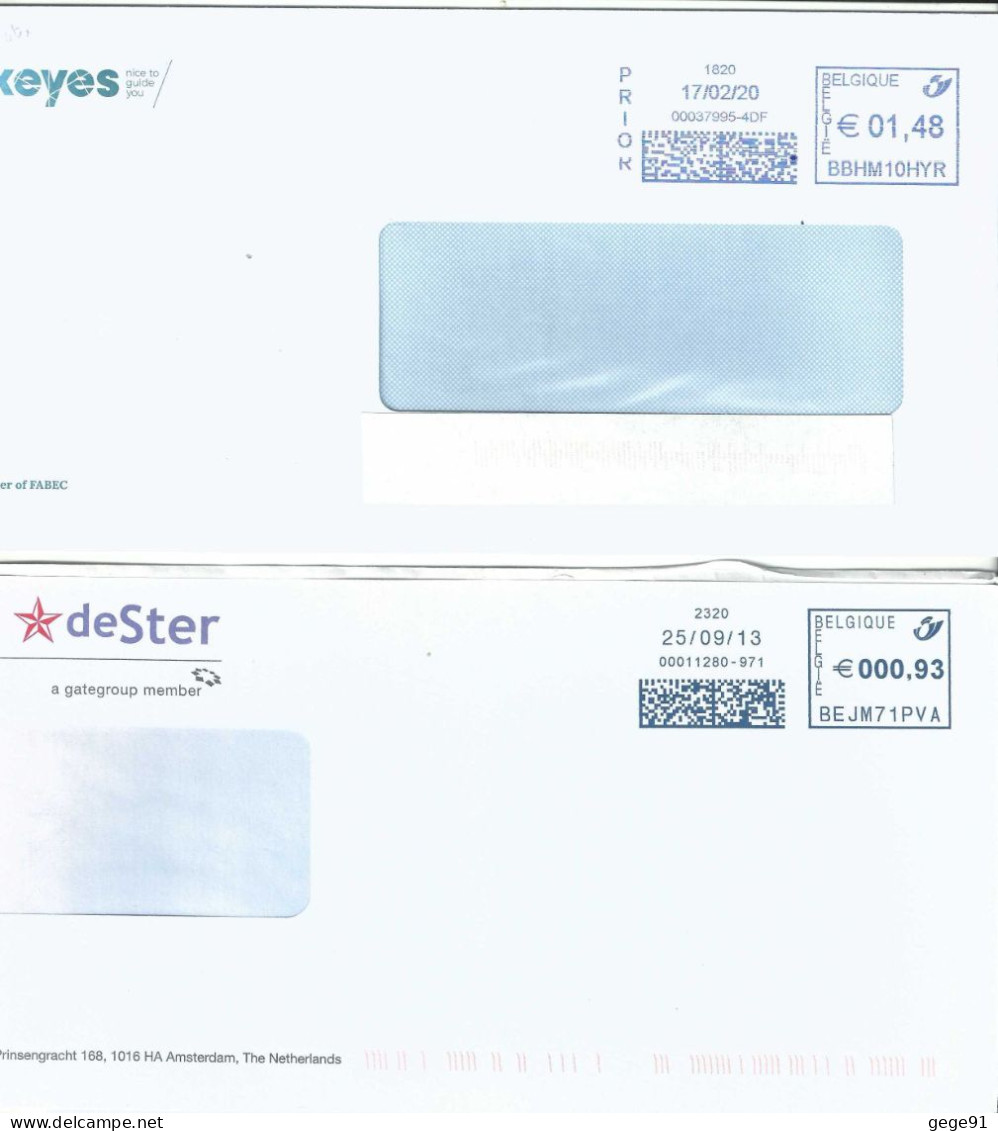 Lot De 10 Lettres Affranchies D'EMA - Enveloppes Entières - Other & Unclassified