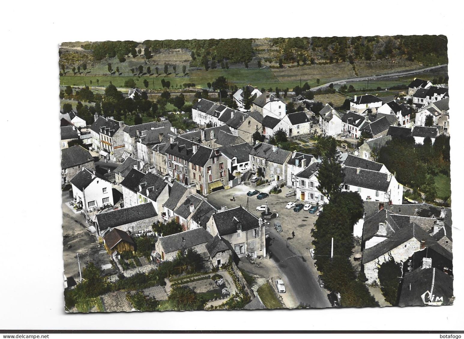 CPM PHOTO DPT  48 AUMONT AUBRAC, VUE AERIENNE  En 1972! - Aumont Aubrac