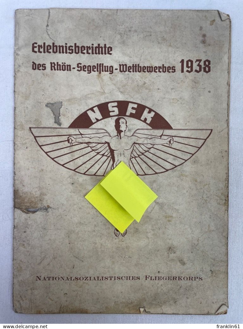 Erlenbisberichte Des Rhön-Segelflug-Wettbewerbes 1938. - Transport