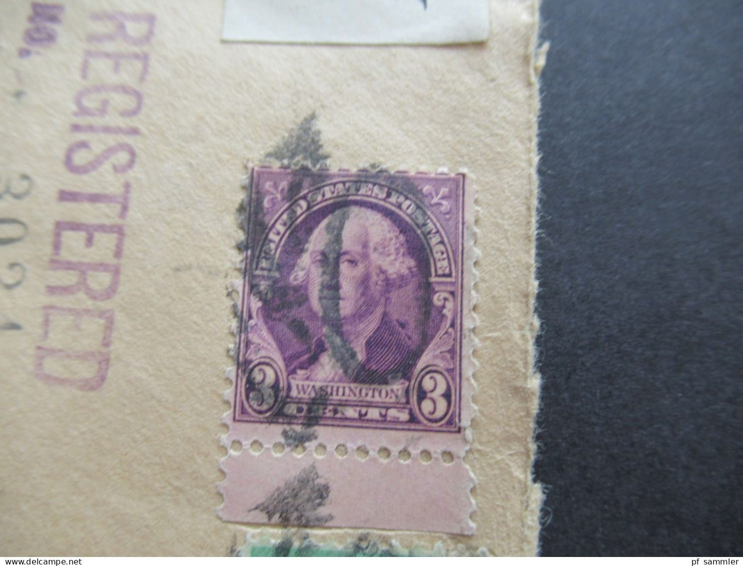 USA 1938 Registered Letter Evanston - Berlin Via New York Mit Ank. Stempel Und Handschriftl. Vermerk / 4 Stp. Rückseitig - Briefe U. Dokumente