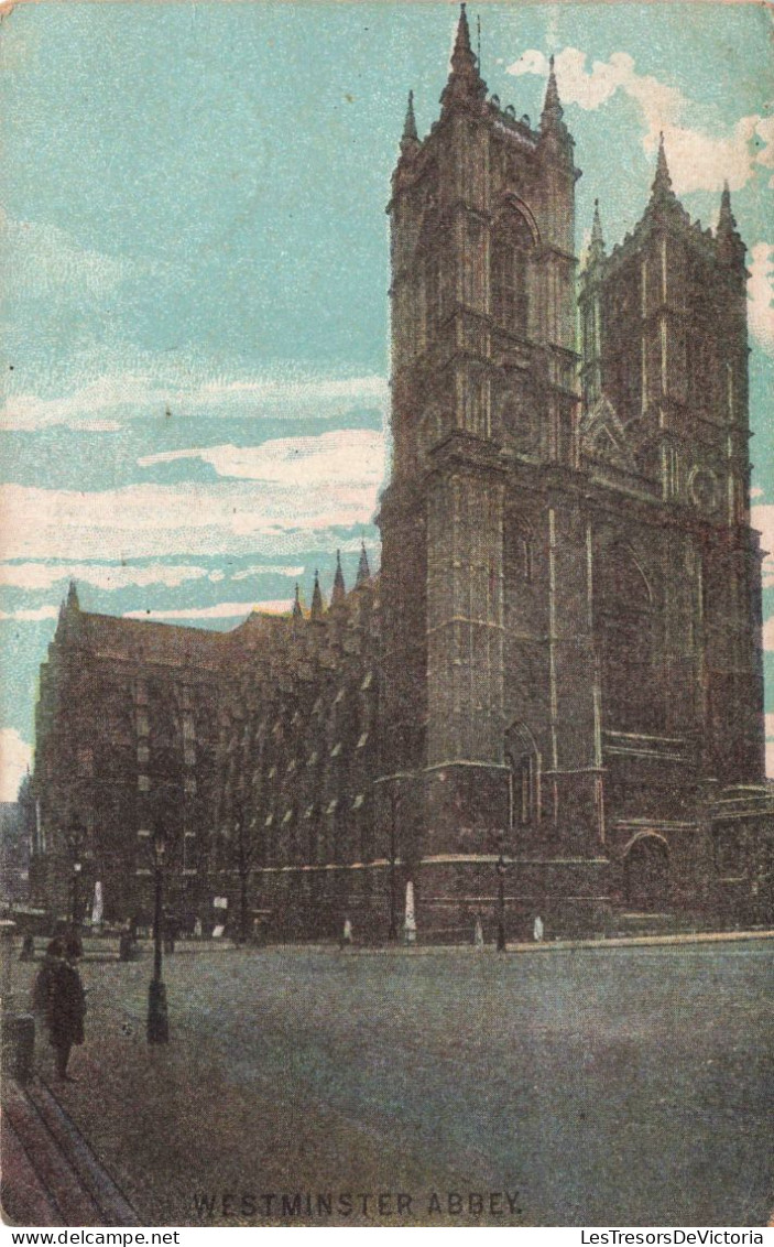 ROYAUME UNI - Angleterre - London - Westminster Abbey - Colorisé - Carte Postale Ancienne - Westminster Abbey