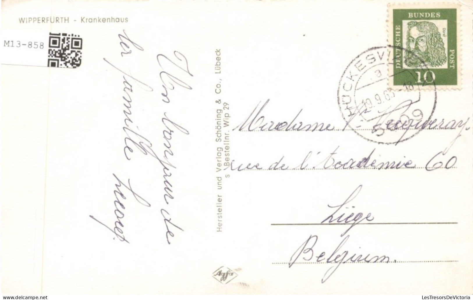 ALLEMAGNE - Wipperfurth - Krakenhaus - Carte Postale Ancienne - Wipperfürth