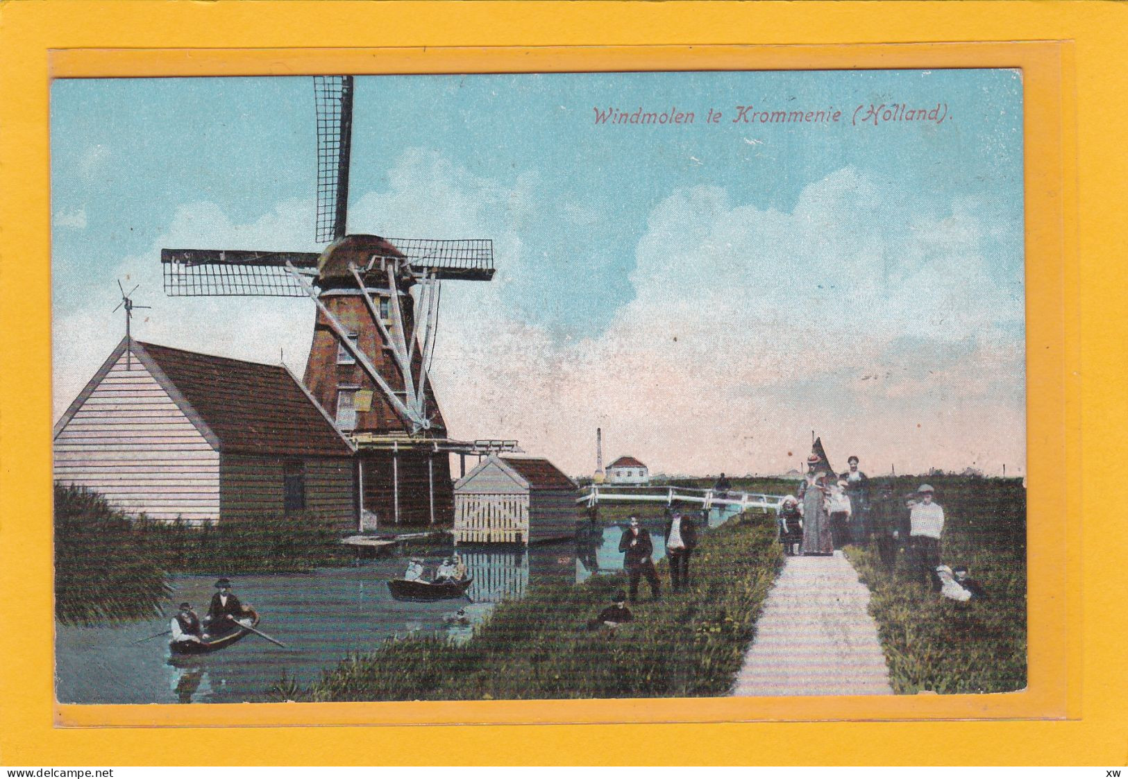 PAYS-BAS - HOLLAND - NOORD-HOLLAND - KROMMENIE - ZAANSTAD - Moulin à Vent - Windmolen - A 5239 / 40 - Krommenie