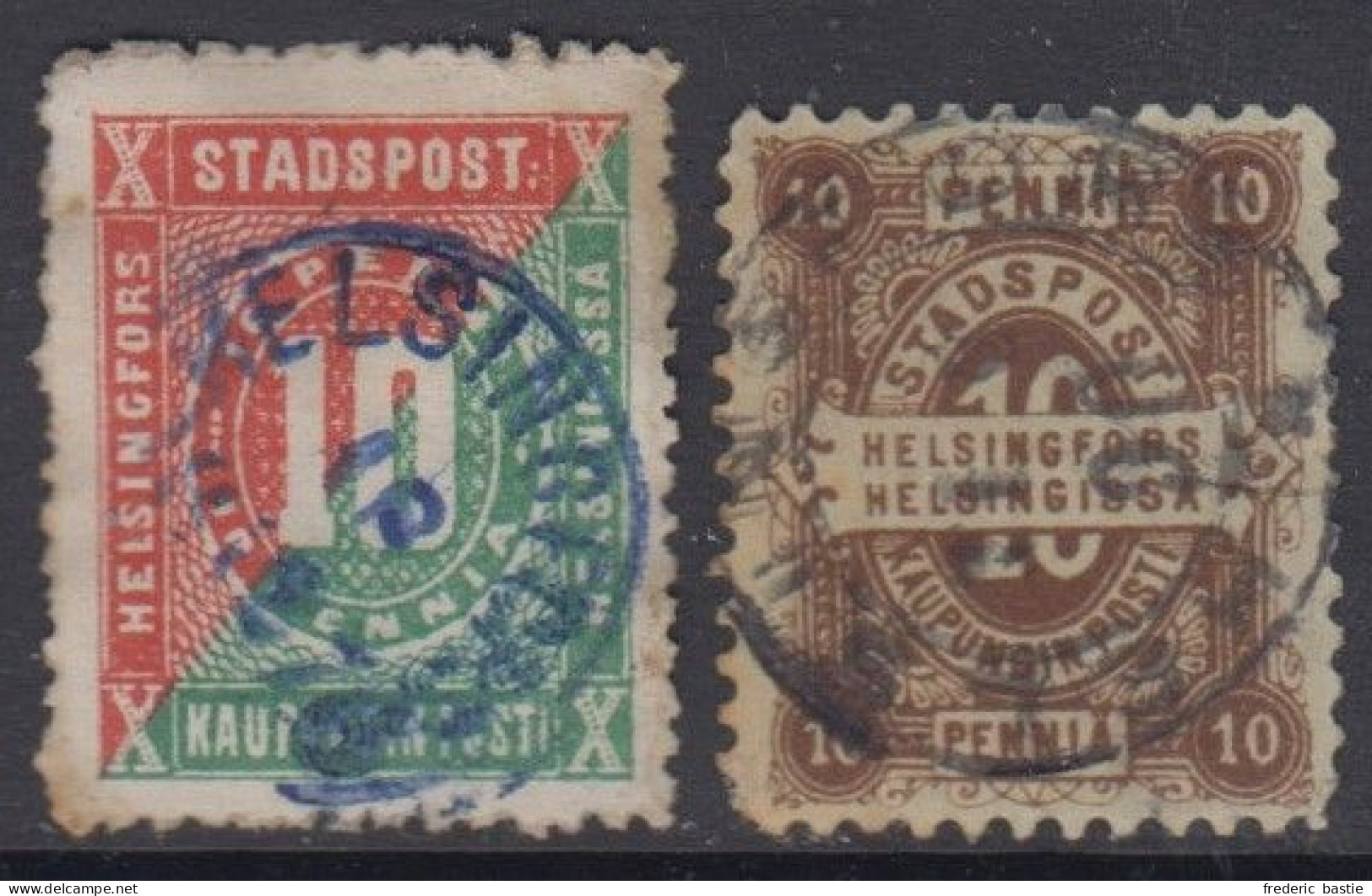 FINLANDE  -  2 Timbres émissions Locales - Lokale Uitgaven
