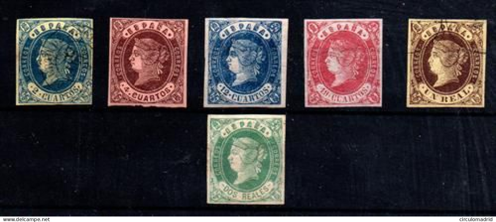 España Nº 57/62. Año 1862 - Unused Stamps