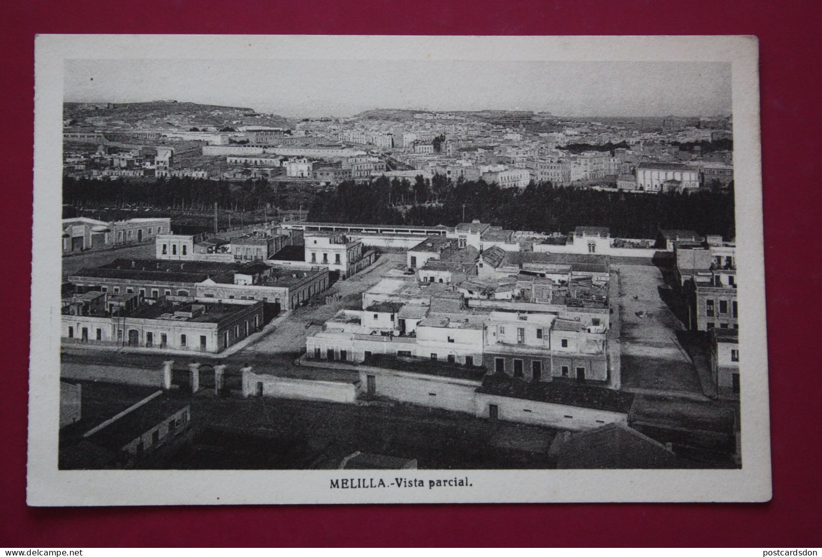 Melilla, Vista Parcial/ Vintage Postcard 1920s / Ed Roisin - Melilla