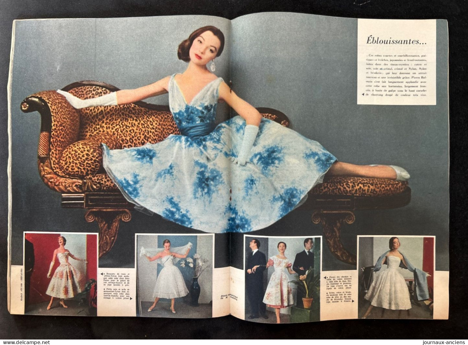 1954 Revue ELLE - Numéro Spécial - Printemps 1954 - COLLECTIONS