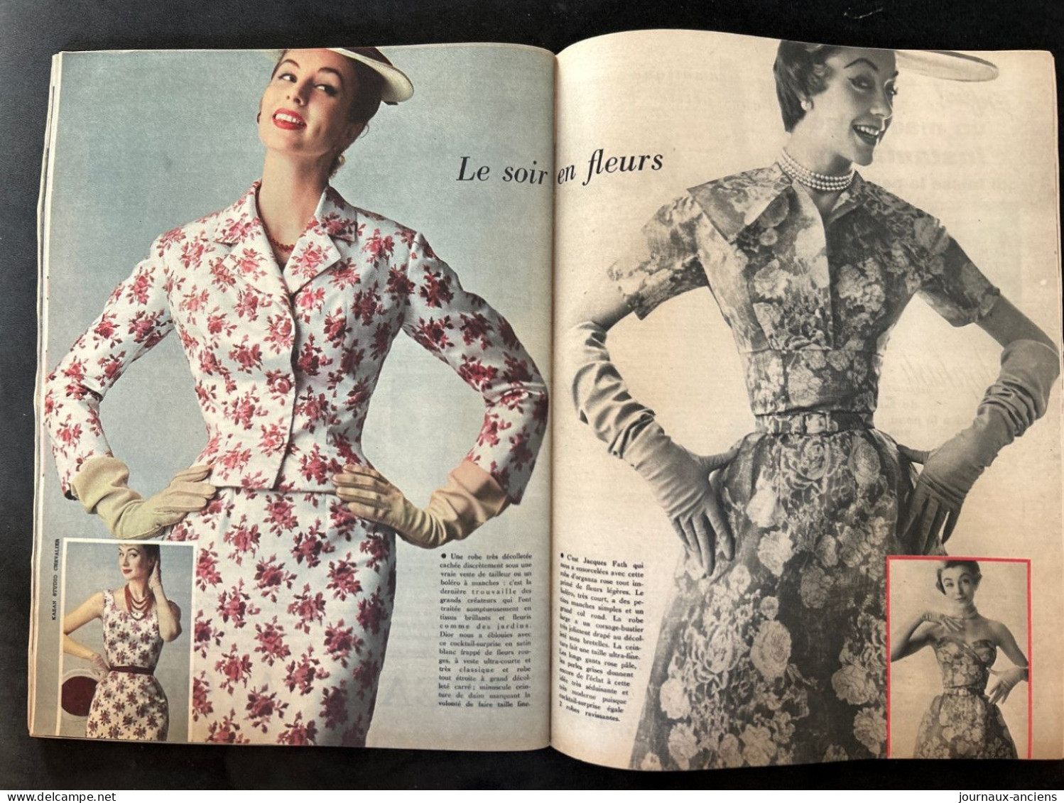 1954 Revue ELLE - Numéro Spécial - Printemps 1954 - COLLECTIONS