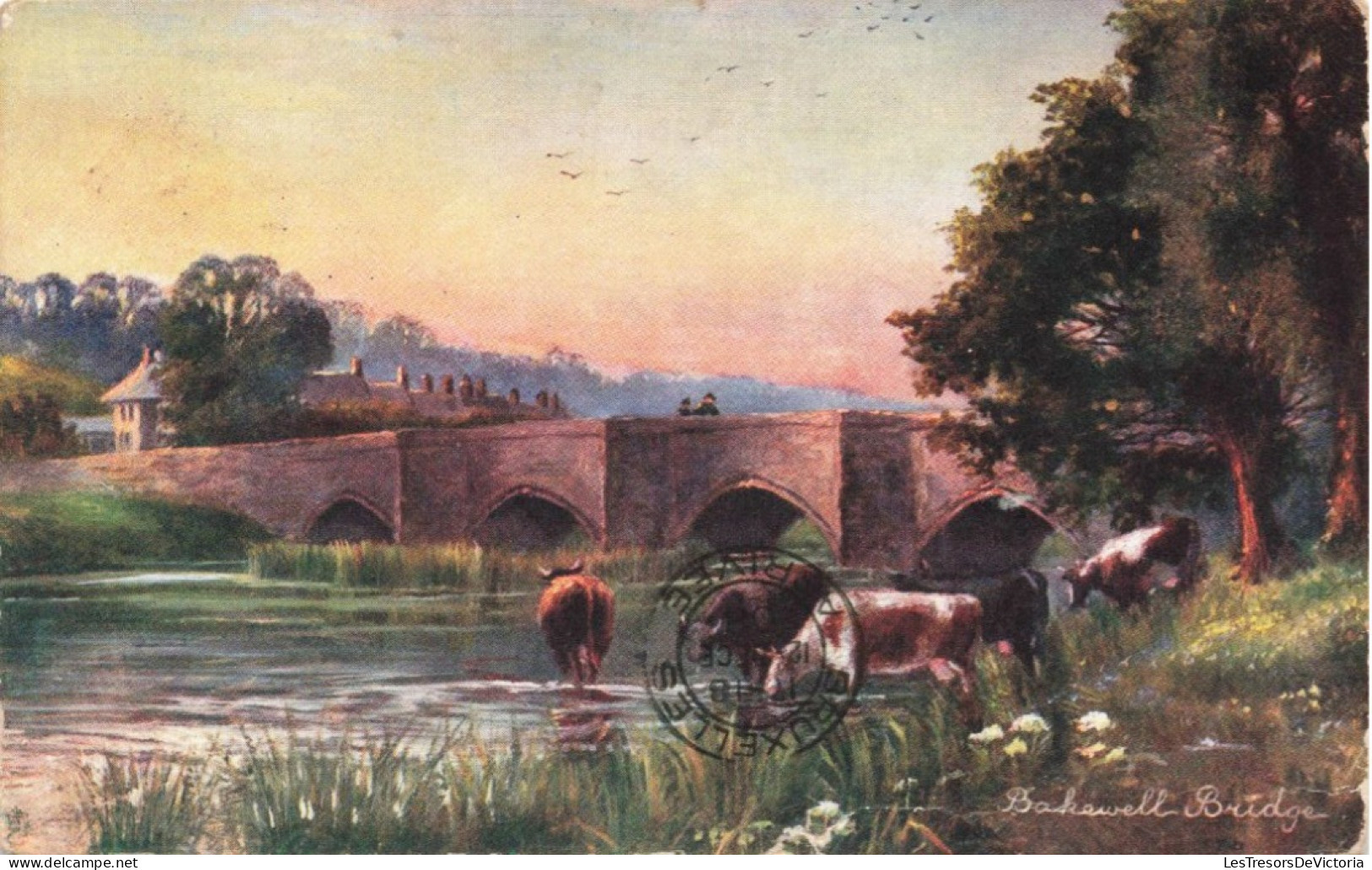 ARTS - Peintures Et Tableaux - Bakewell Bridge - Carte Postale Ancienne - Pittura & Quadri