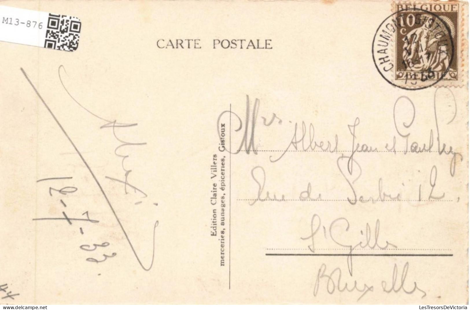 [-10%] BELGIQUE - Chaumont Gistoux - Un Sous Bois - Carte Postale Ancienne - Chaumont-Gistoux