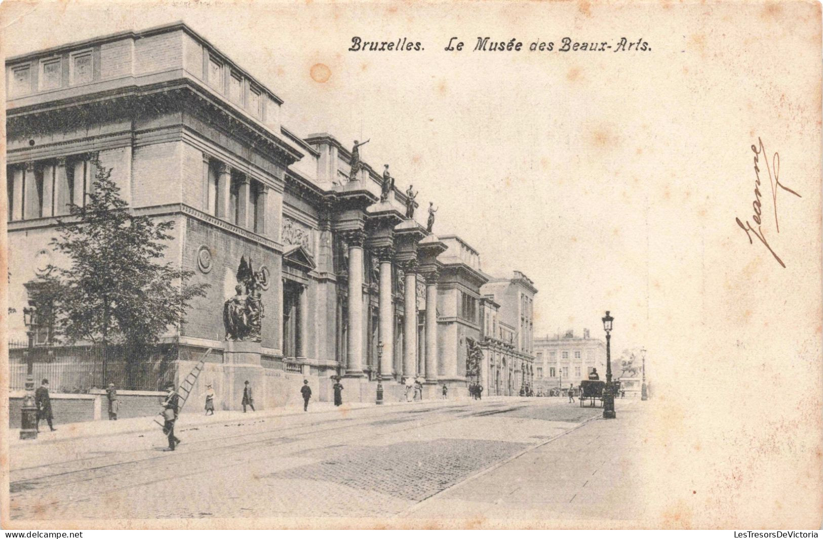 BELGIQUE -Bruxelles - Le Musée Des Beaux Arts  - Carte Postale Ancienne - Musei