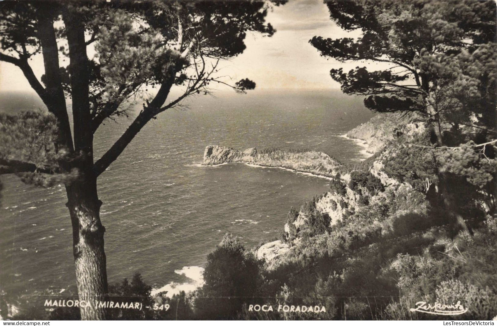 ESPAGNE - Mallorca (Miramar) - Roca Foradada - Carte Postale Ancienne - Mallorca