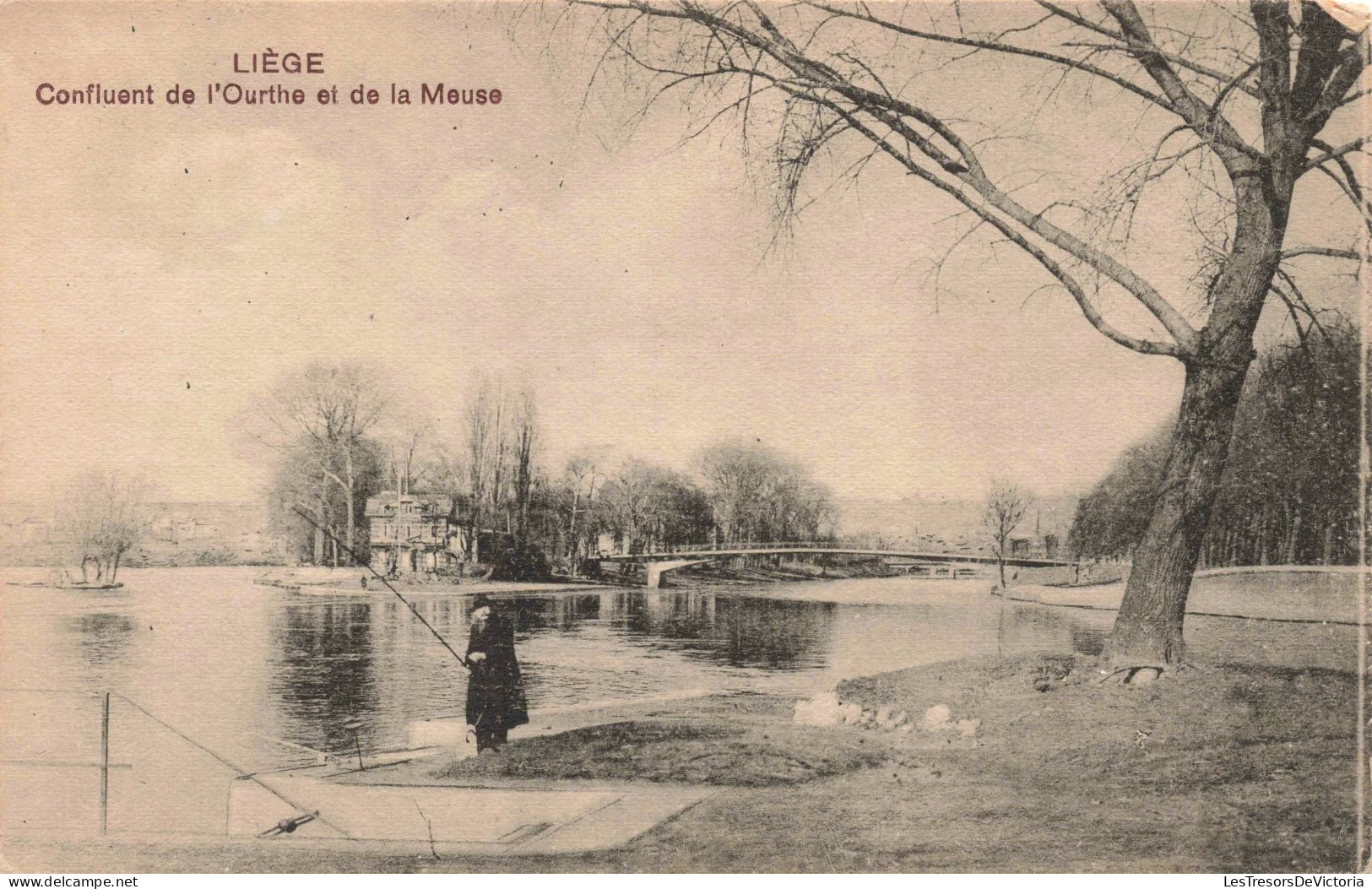 BELGIQUE - Liège - Confluent De L'Ourthe Et De La Meuse - Carte Postale Ancienne - Liege