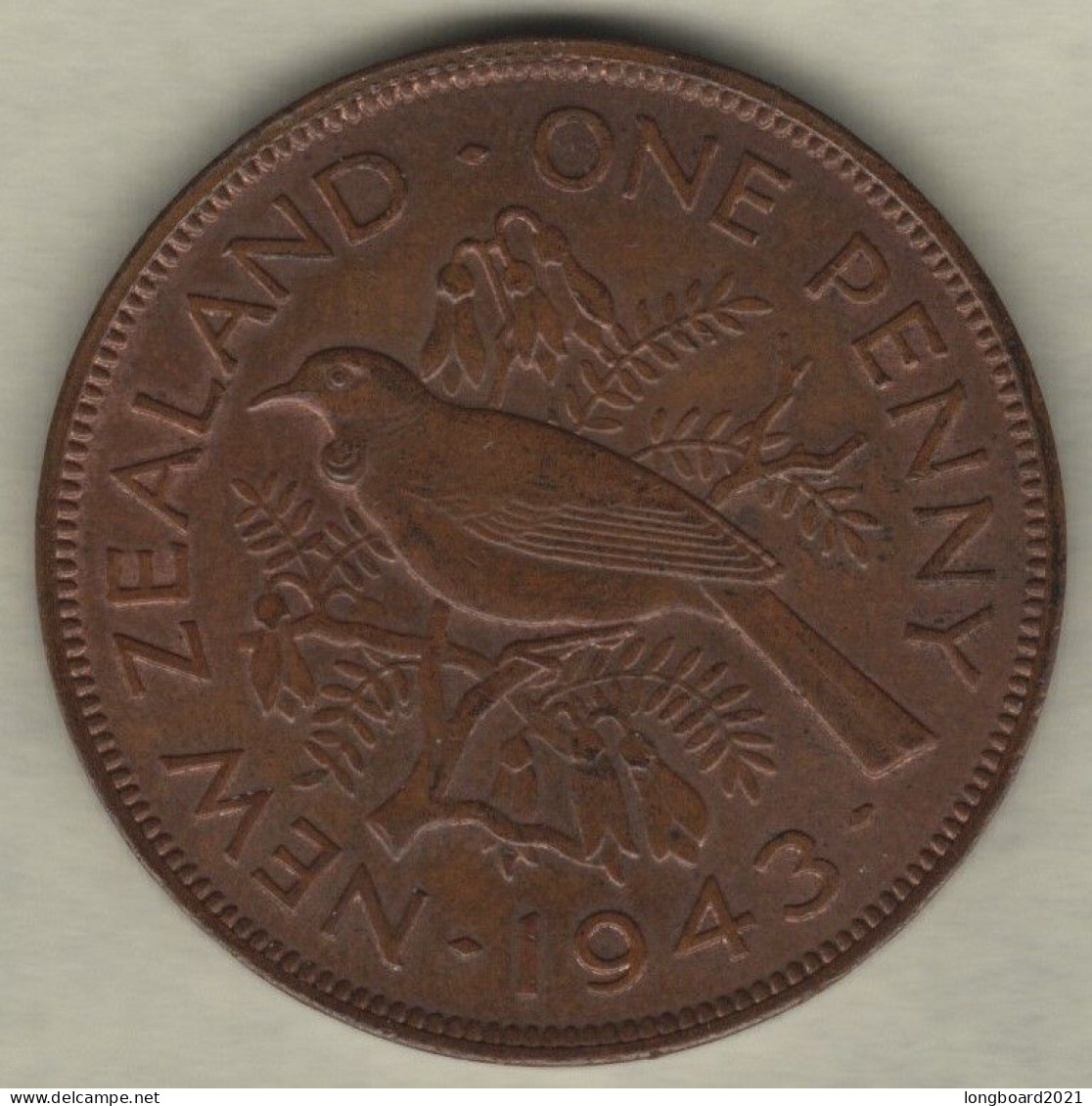 NEW ZEALAND - 1 PENNY 1943 - New Zealand