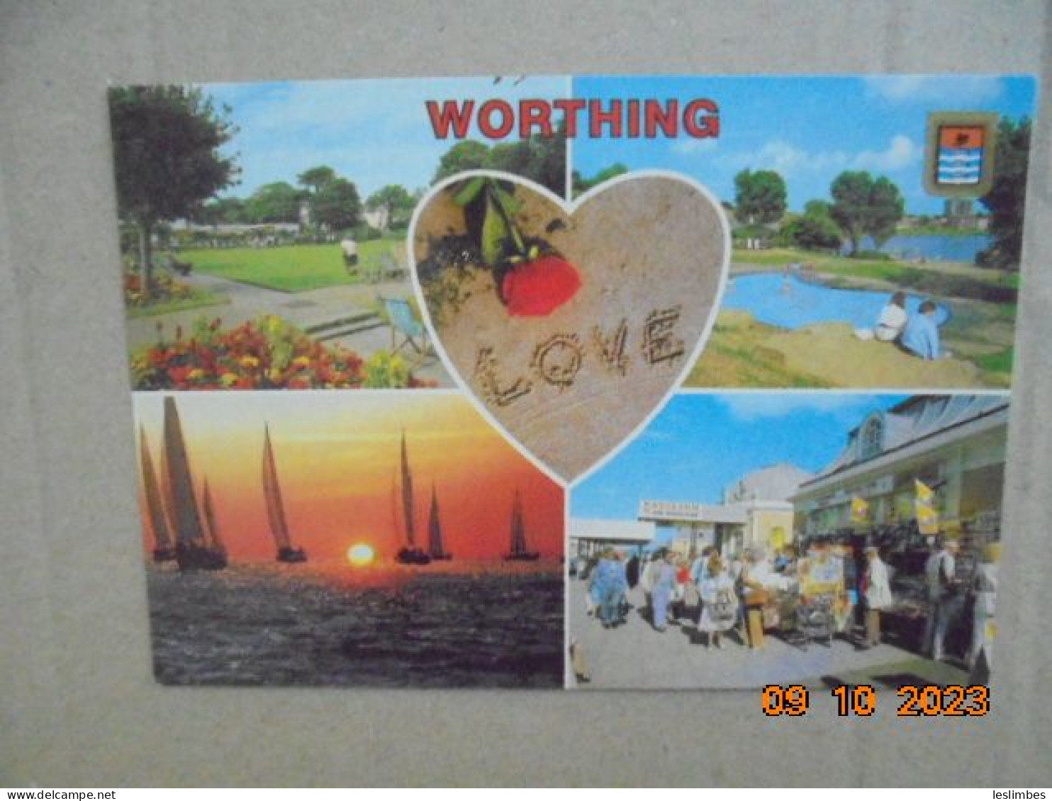 Greetings From Worthing. Leo Cards WO23 - Worthing