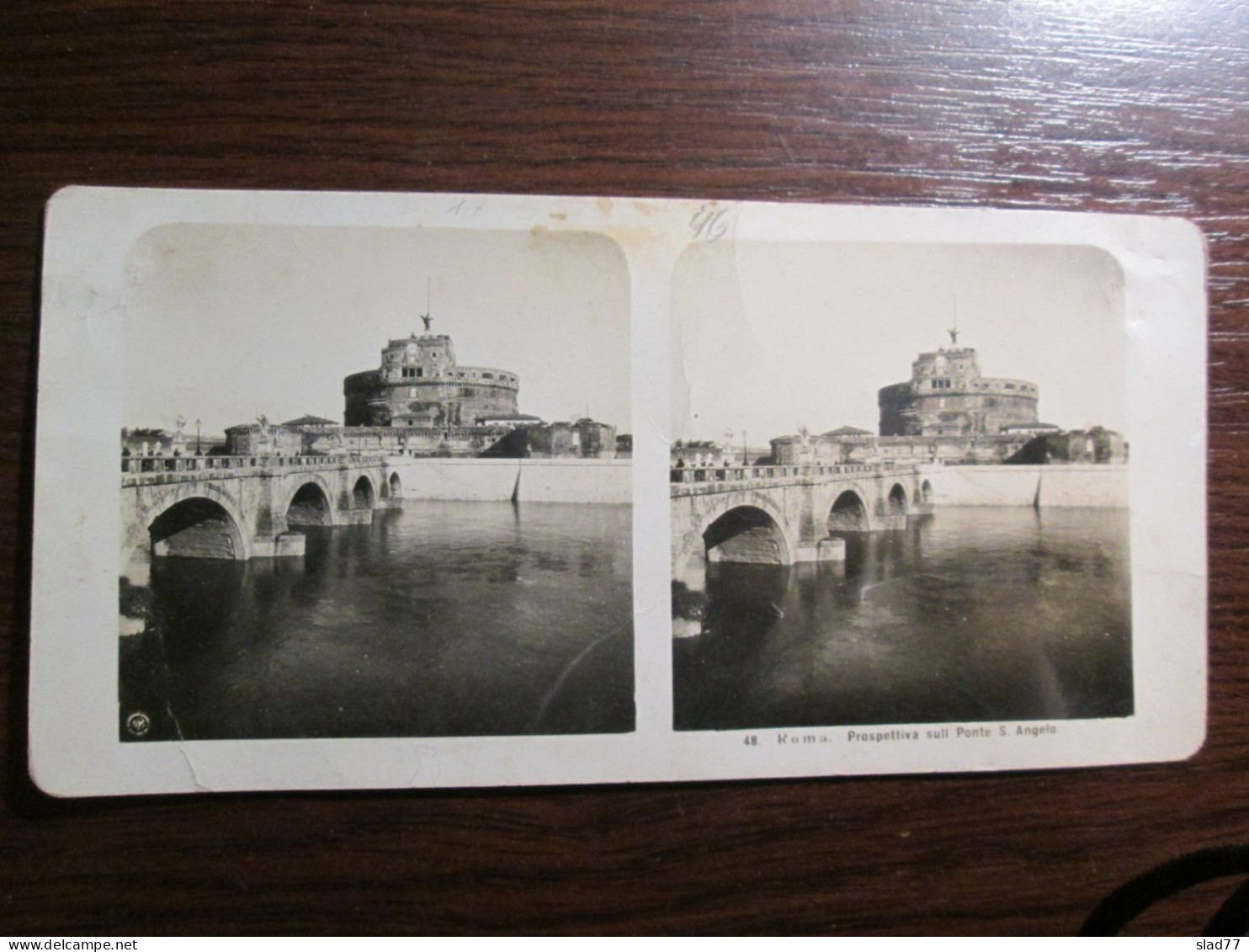 Rome Italy Photo Postcard - Bridges