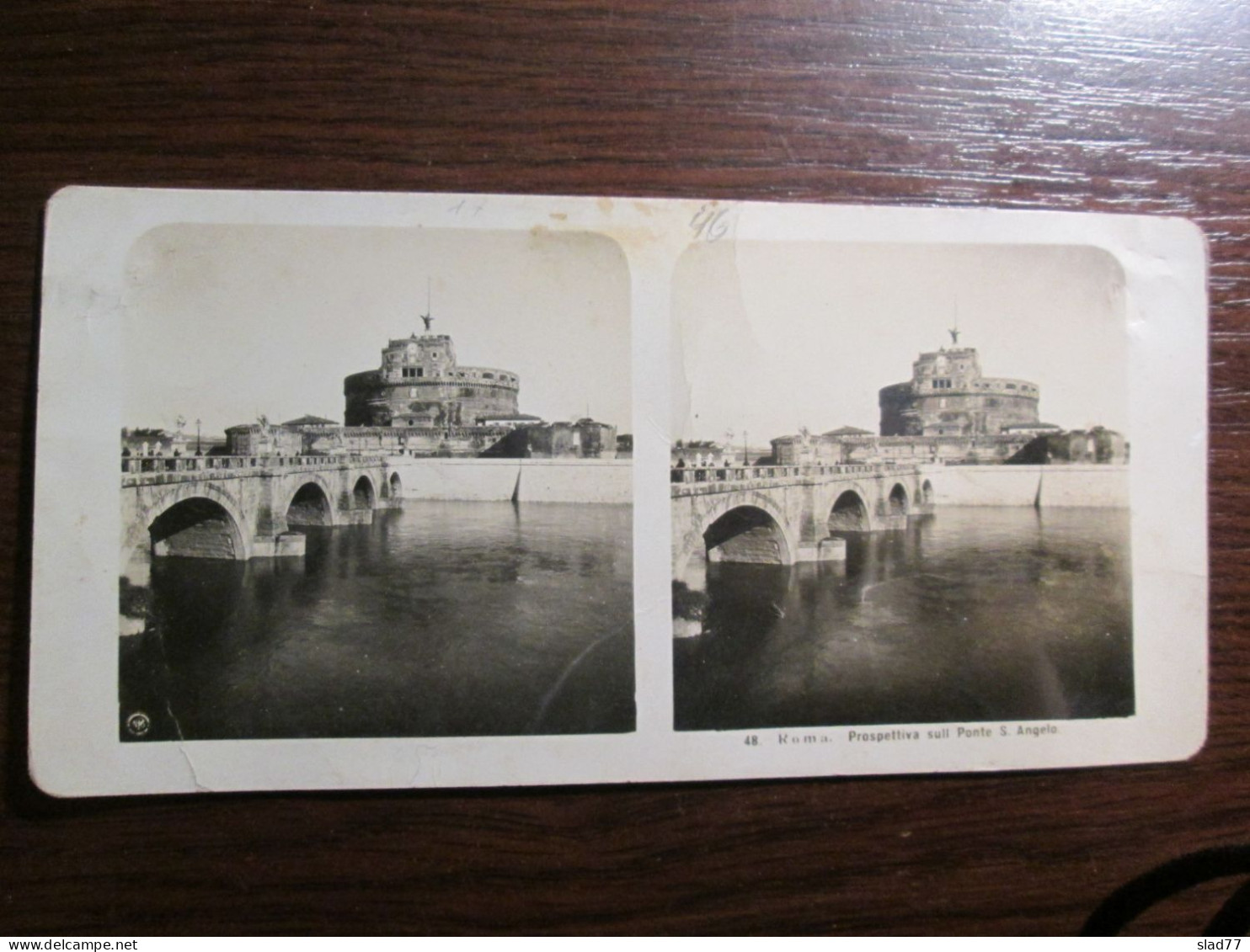 Rome Italy Photo Postcard - Ponts