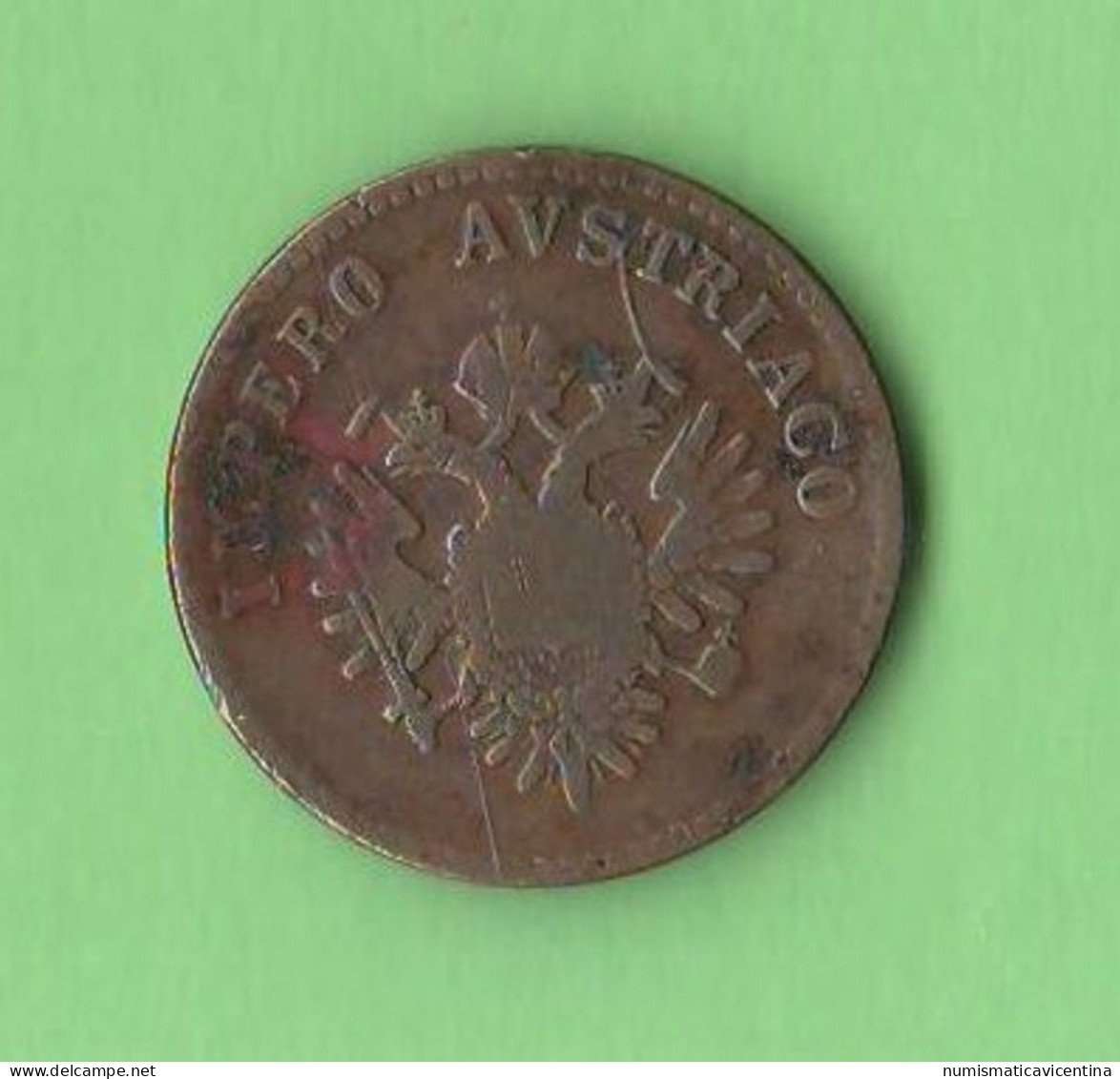 Lombardo Veneto 5 Centesimi 1852 Venezia Mint Lombardie Vénétie - Oostenrijks Bestuur