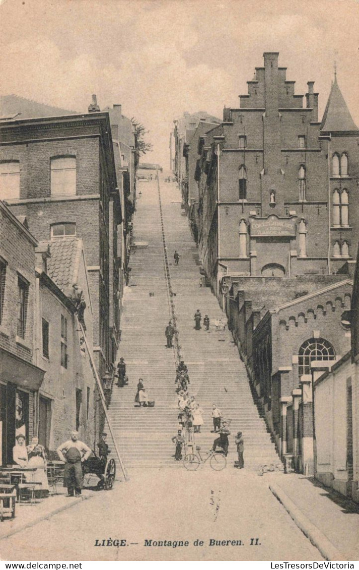 BELGIQUE - Liège - Montagne De Bueren - Carte Postale Ancienne - Liege